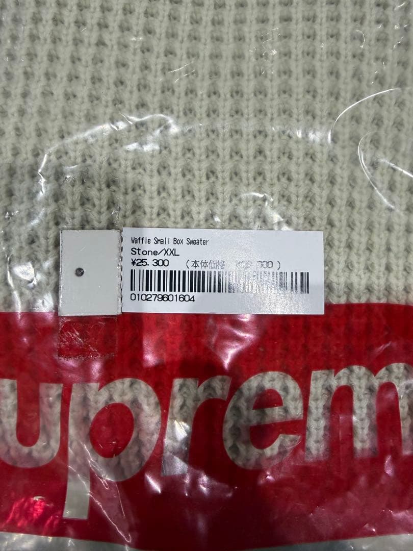 トップス supreme waffle small box sweater24FW XXL