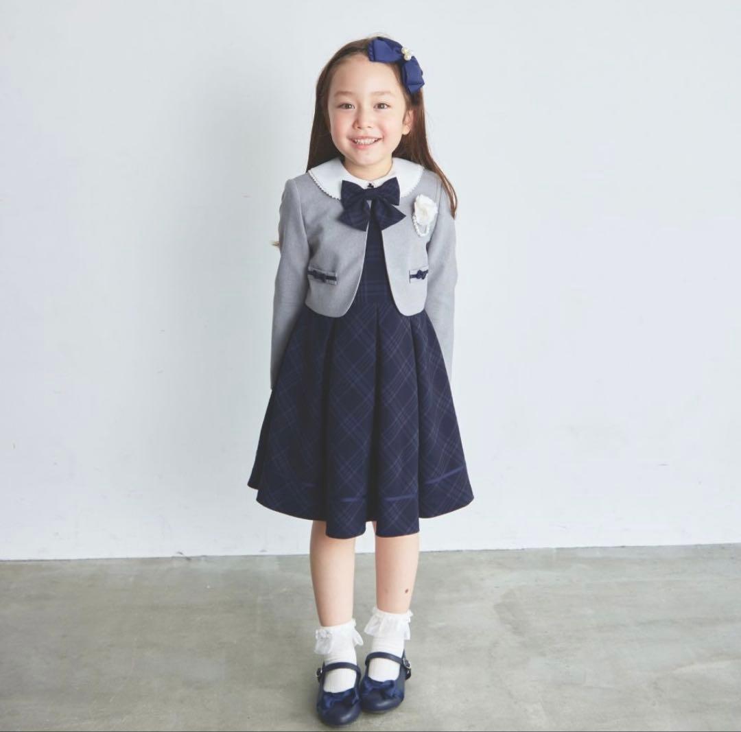 CHOPIN deux 格子柄アンサンブル　120cm