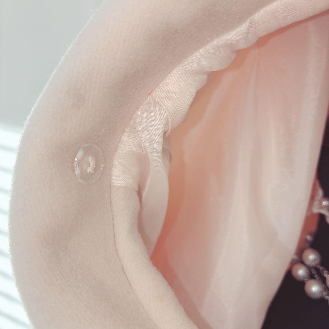 レア アンクルージュ ポンチョ ケープ リボン ファー コート　ankrouge