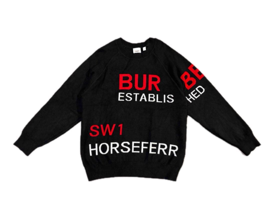 美品✨BURBERRY バーバリー ホースフェリー ニット セーター【値下✖️】