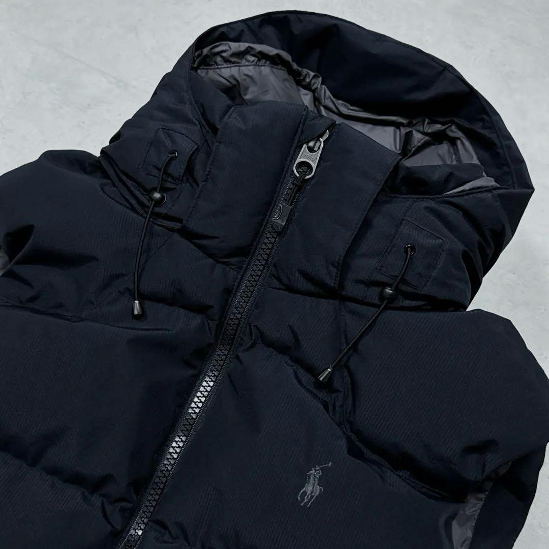 未使用 ポロラルフローレン TYROL フーデッドダウンベスト ブラック