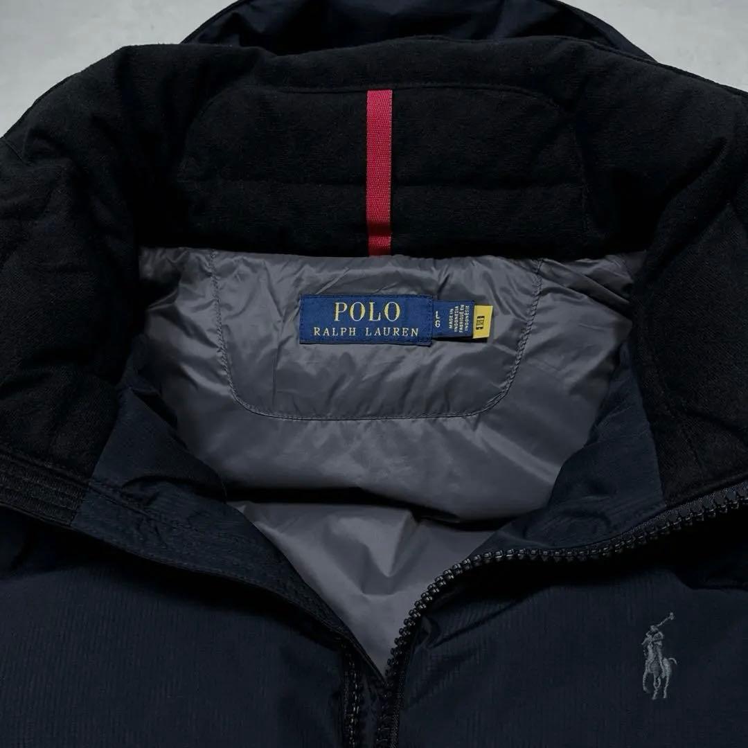 未使用 ポロラルフローレン TYROL フーデッドダウンベスト ブラック