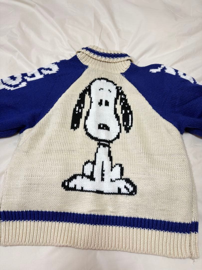 SEQUENZ スヌーピー柄 ニットセーター M