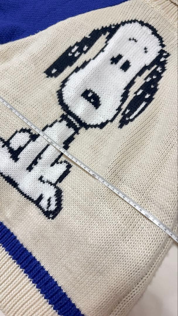 SEQUENZ スヌーピー柄 ニットセーター M