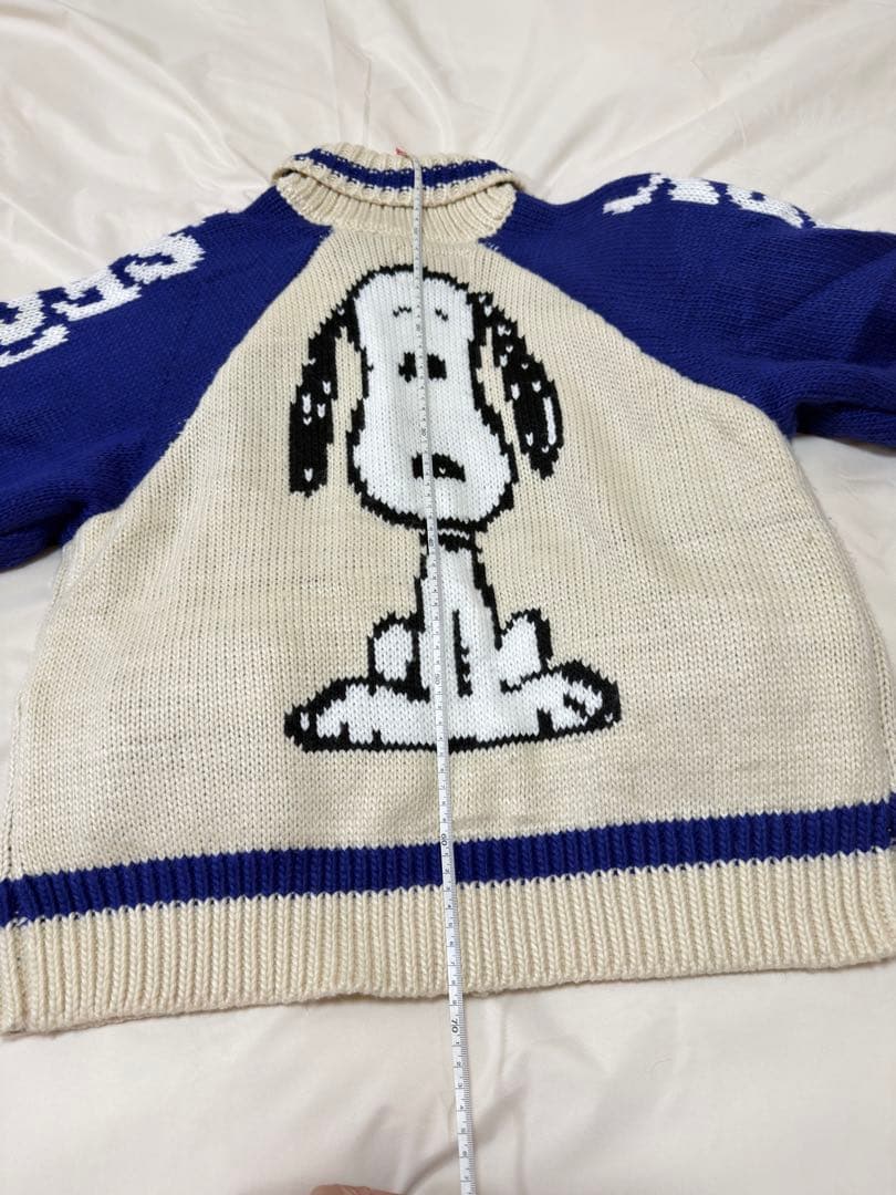 SEQUENZ スヌーピー柄 ニットセーター M