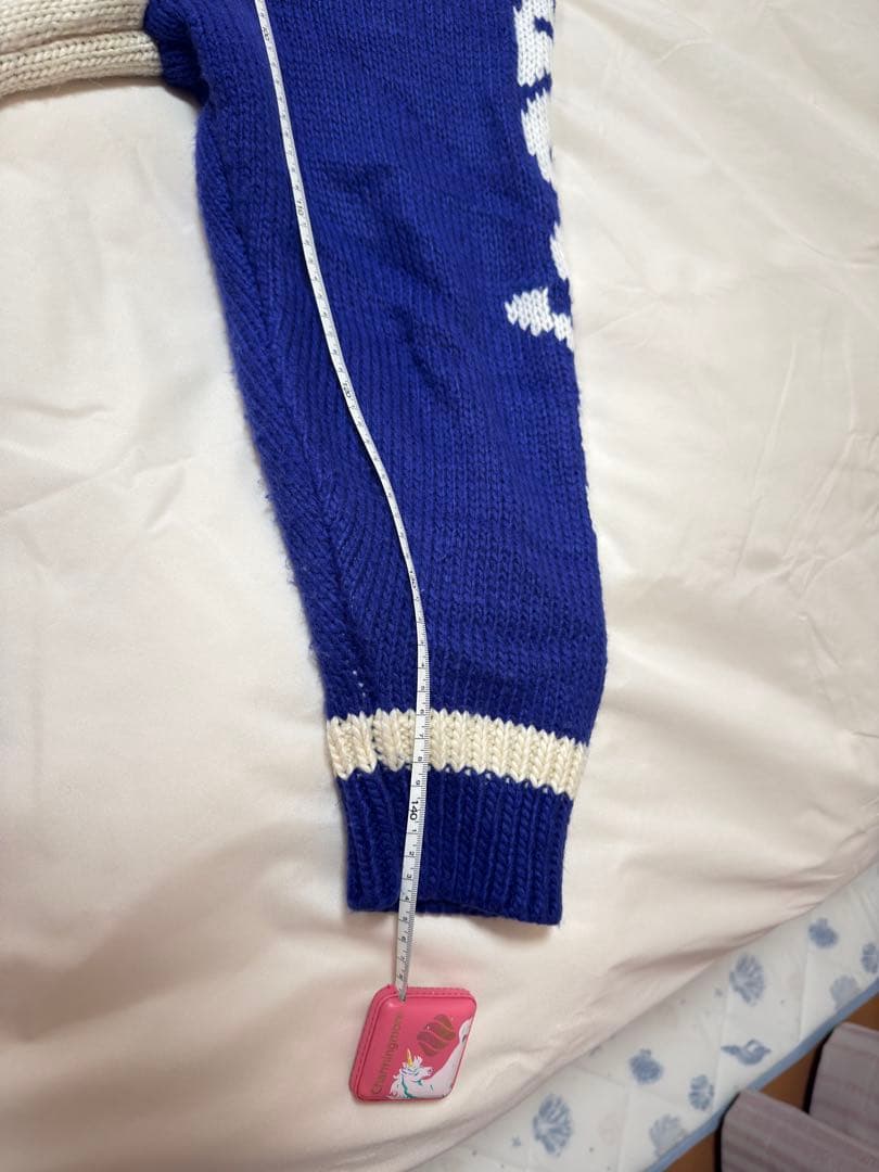 SEQUENZ スヌーピー柄 ニットセーター M