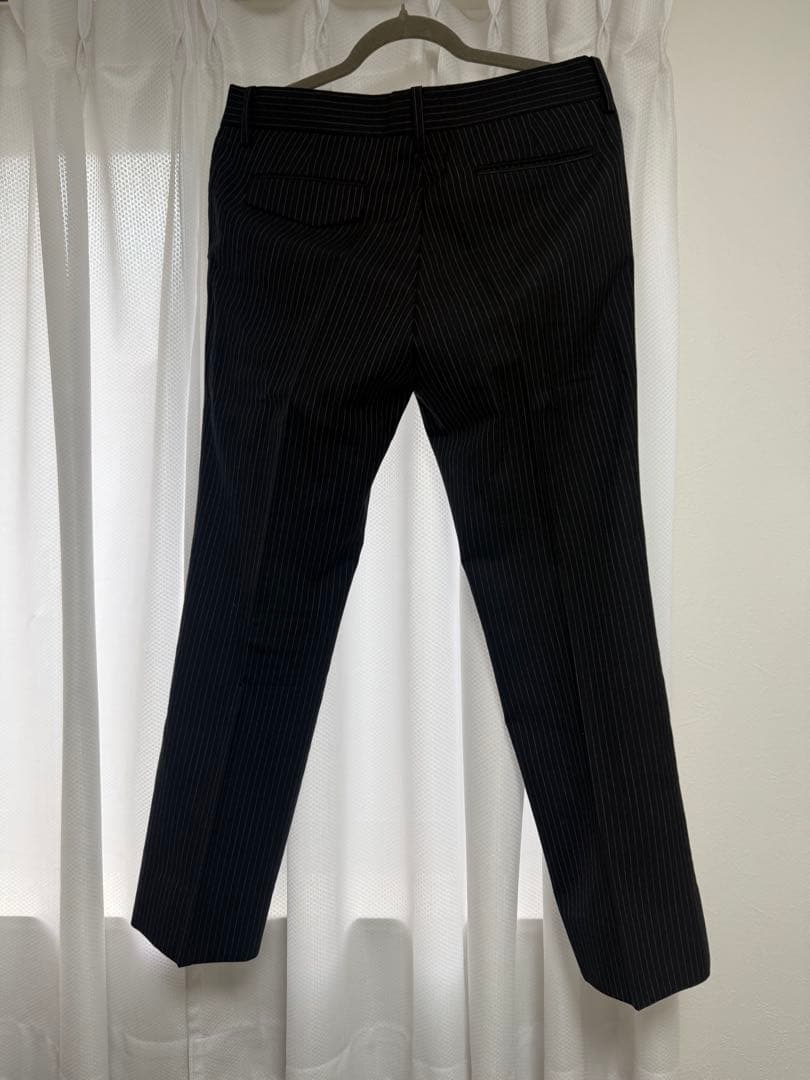 Rude Gallery ブラック ストライプ スラックス