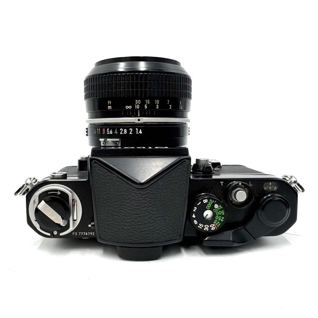 美品！NIKON F2 アイレベル ブラック 50mm F1.4 レンズ付き