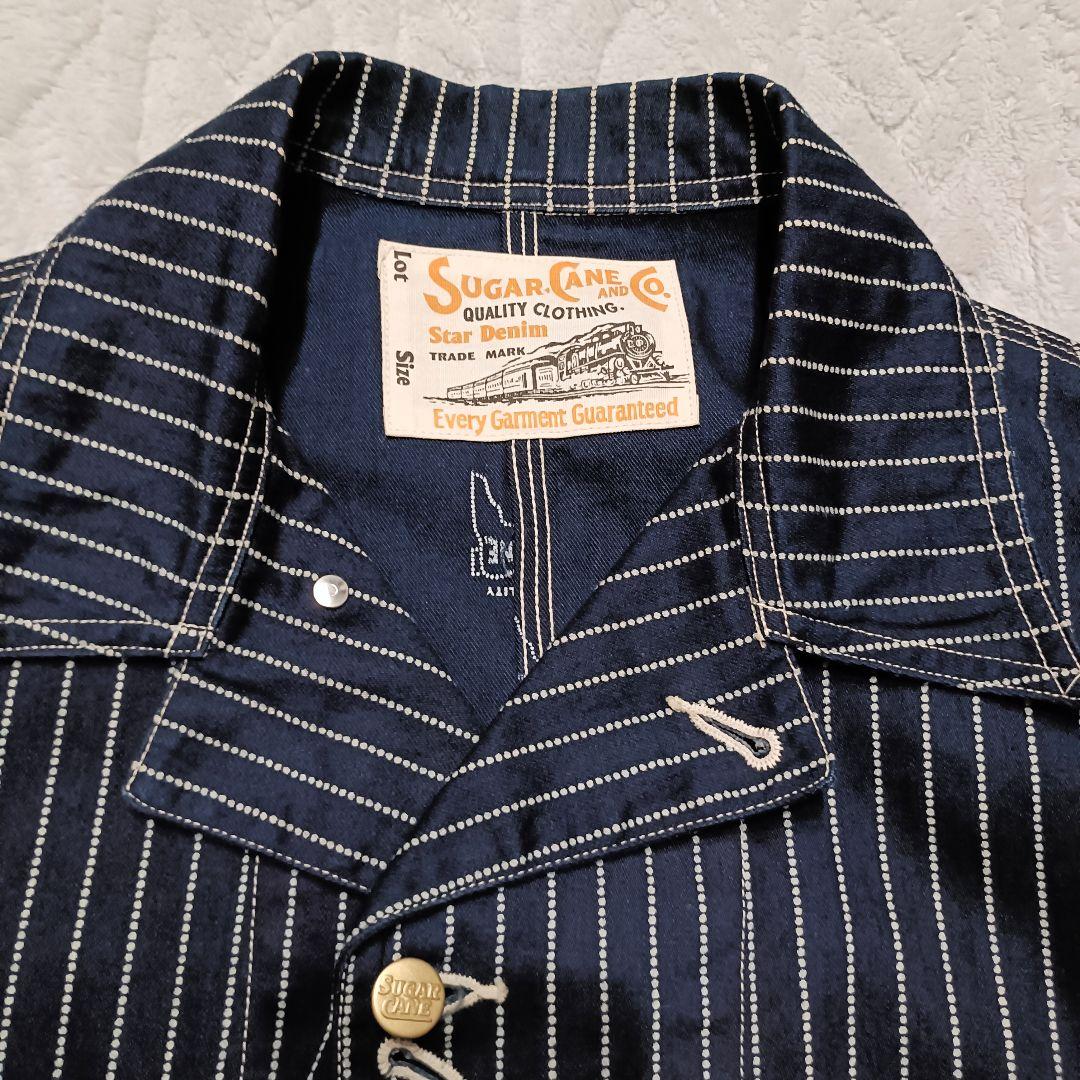 SUGAR CANE シュガーケーン カバーオールジャケット ストライプ