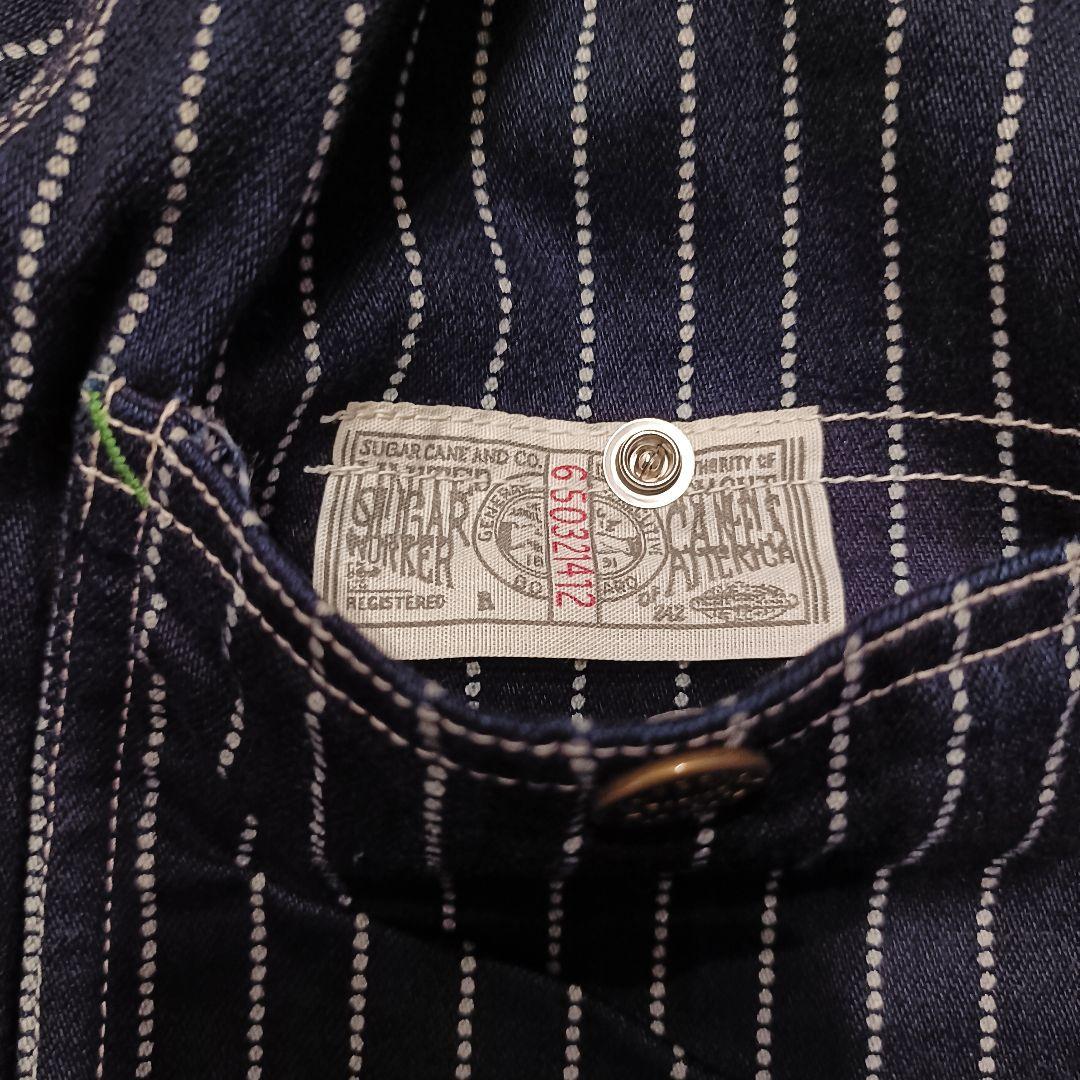 SUGAR CANE シュガーケーン カバーオールジャケット ストライプ