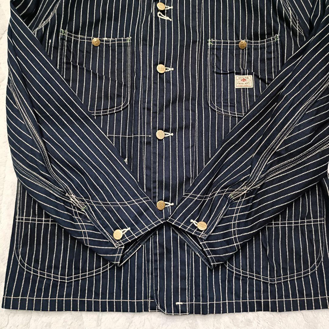 SUGAR CANE シュガーケーン カバーオールジャケット ストライプ