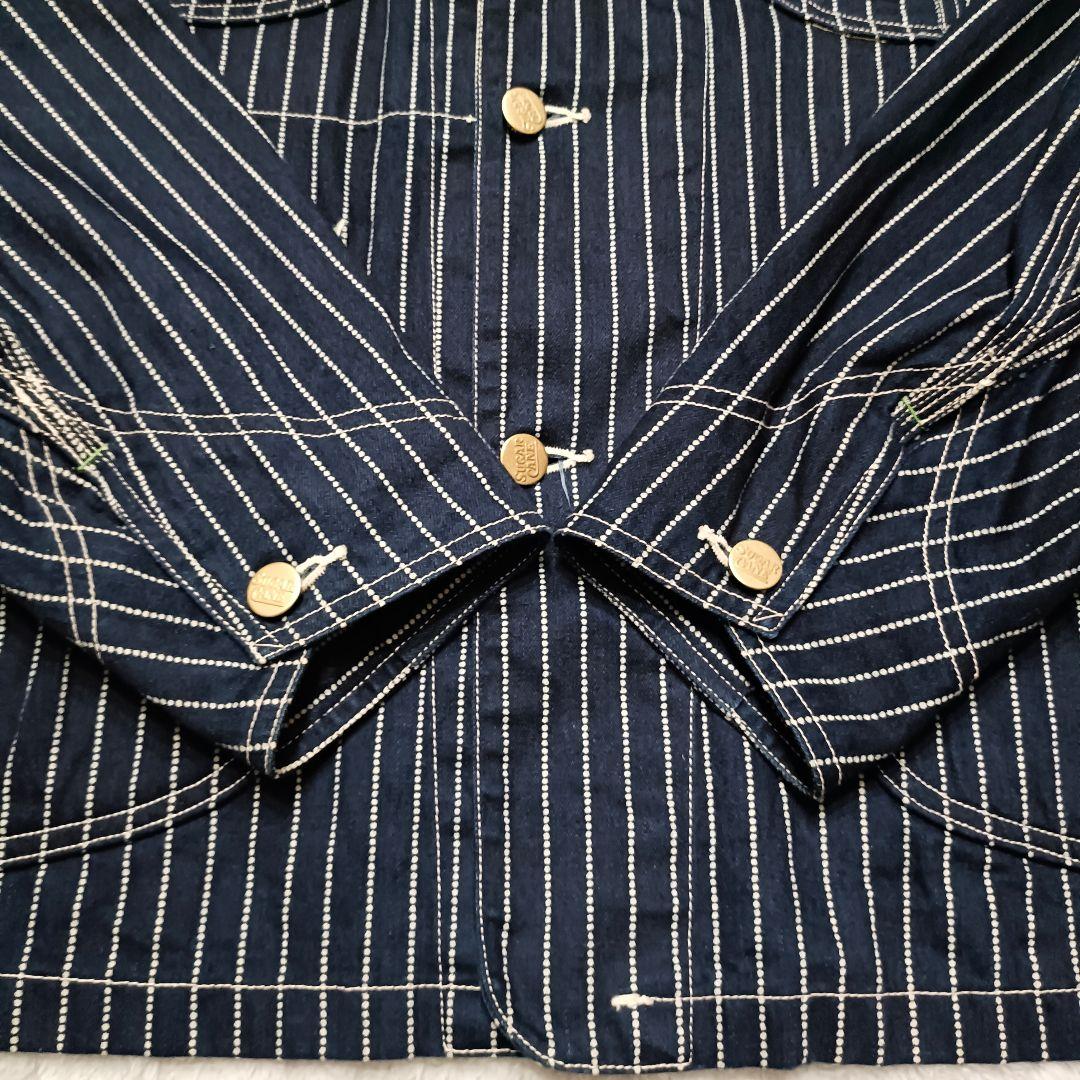 SUGAR CANE シュガーケーン カバーオールジャケット ストライプ