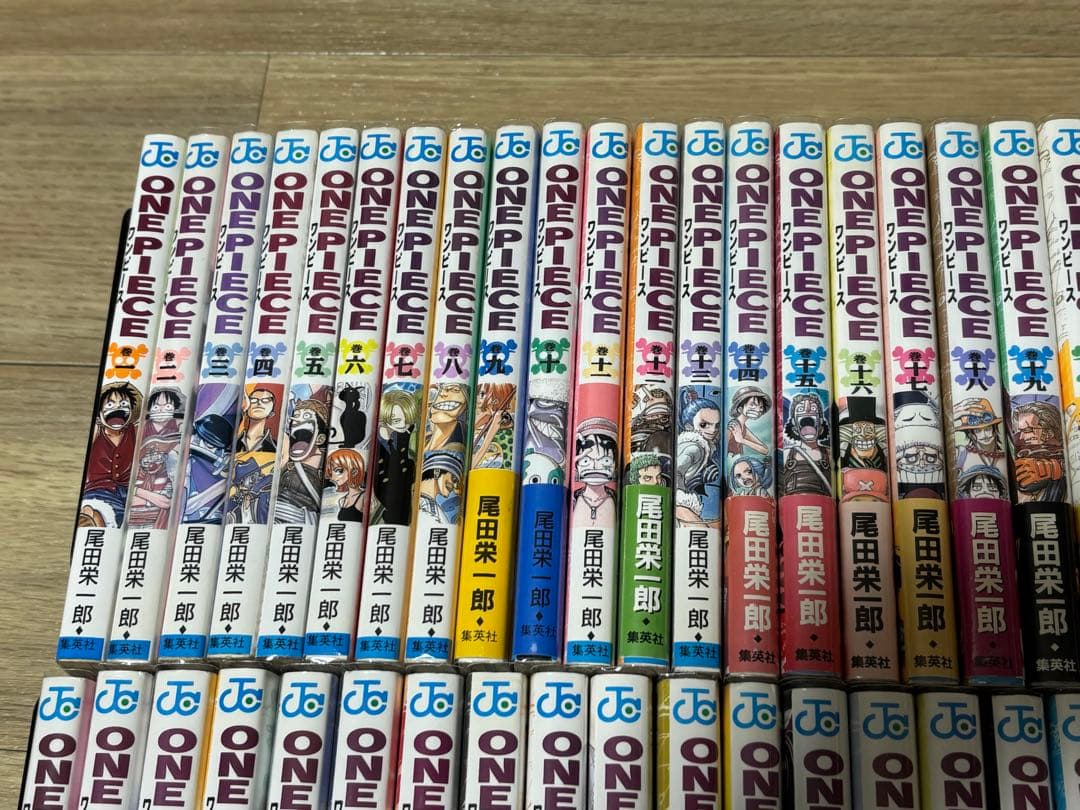 ワンピース　1巻から100巻まで　2巻以降初版
