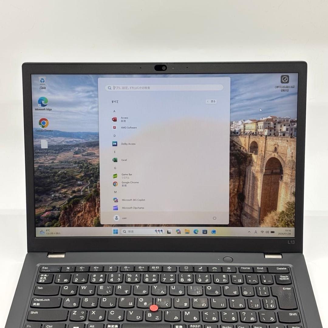 Windowsノート本体 ThinkPad L13 Gen3 AMD Ryzen 5 PRO 5675U