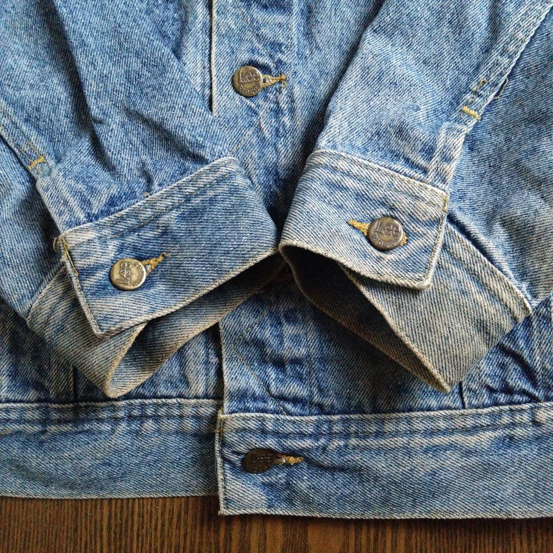 90s 【Lee】 220 デニムジャケット USA製 XL　黒タグ