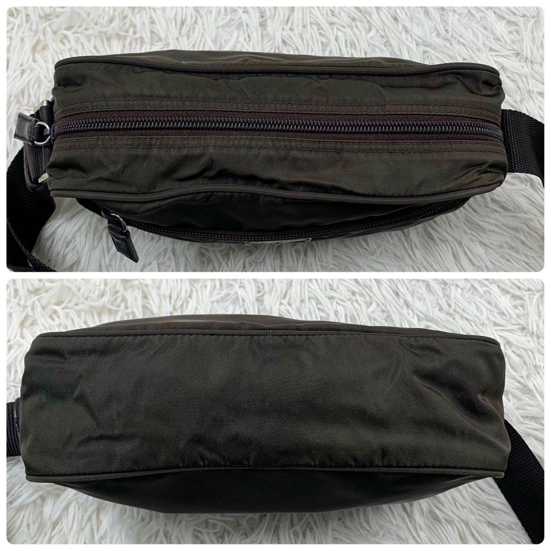 【✨美品✨】プラダ カメラバッグ 三角ロゴ ナイロン カーキ ギャランティ付き