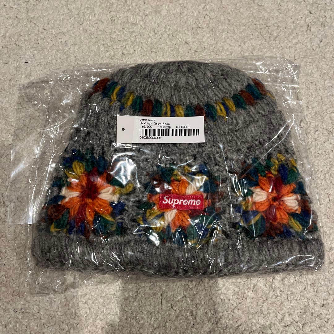 帽子 Supreme Crochet Beanie \"Grey\"