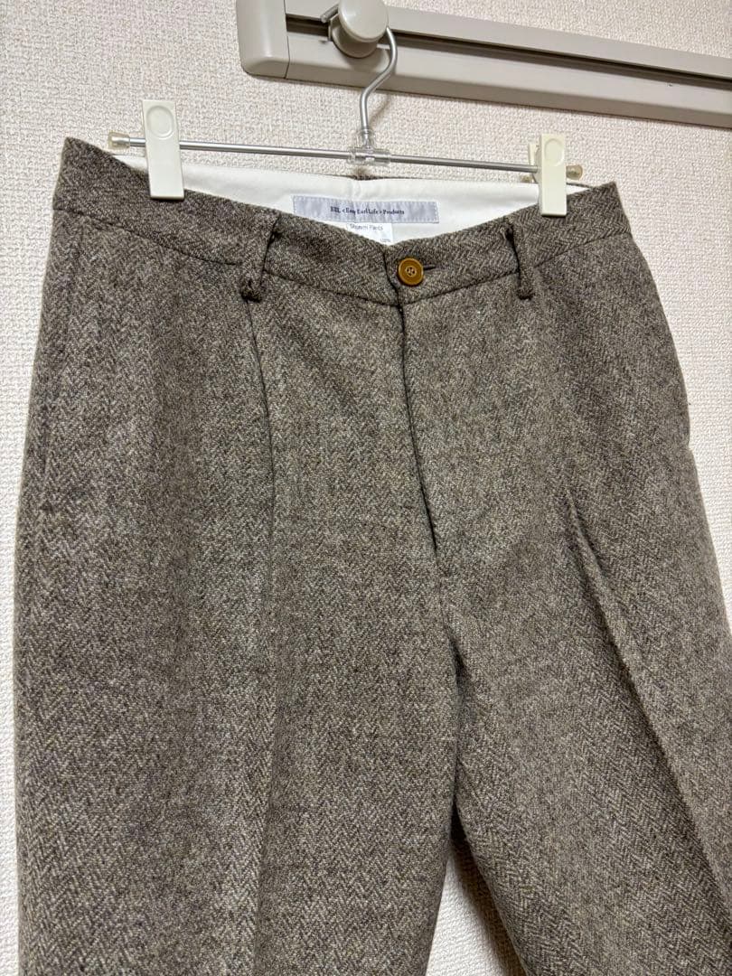EEL ツイード ウール パンツ 日本製