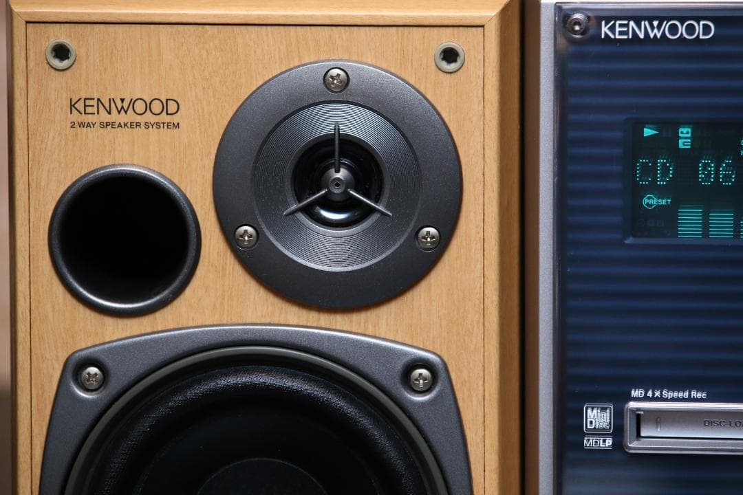 KENWOOD SL3MD CD/MD/TUNER/TAPE　コンポ　完動品