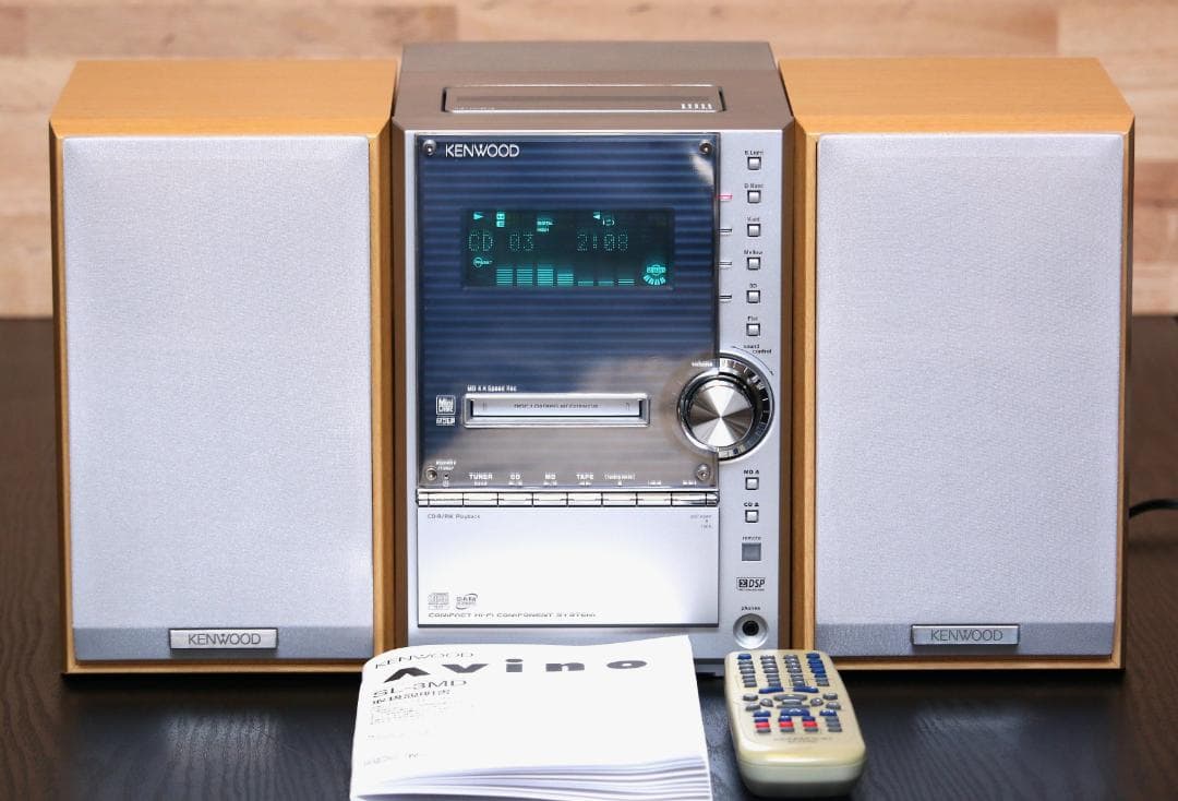 KENWOOD SL3MD CD/MD/TUNER/TAPE　コンポ　完動品