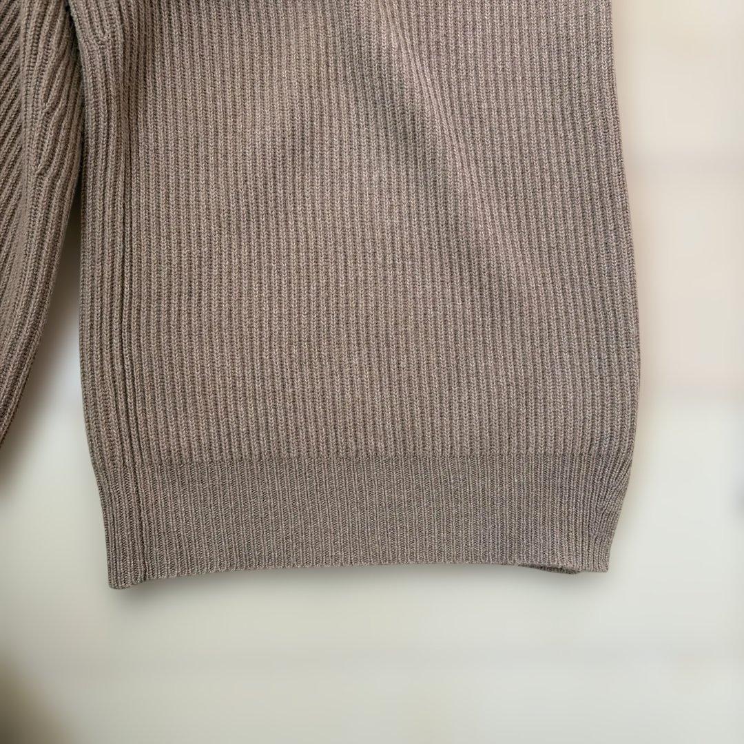 ドゥロワー drawer ニットリブパンツ　ウールカシミヤ