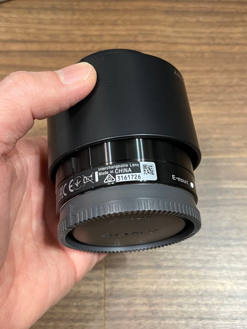 SONY E 50mm F1.8 OSS 保護フィルター付き
