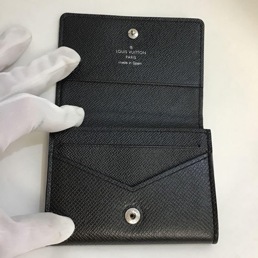 ‼️ルイヴィトン‼️タイガライン　名刺入れ、カードケース　M64595ブラック