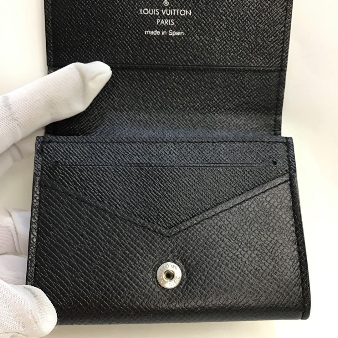 ‼️ルイヴィトン‼️タイガライン　名刺入れ、カードケース　M64595ブラック