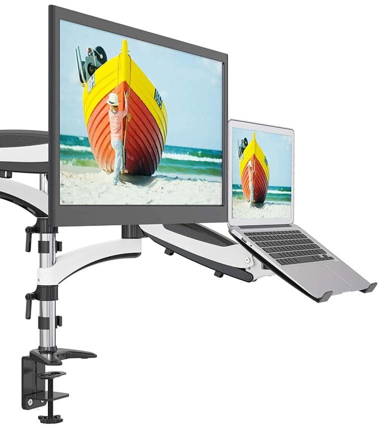 美品 SHOPPINGALL モニターアーム 32インチ 8kg×2 引取り可