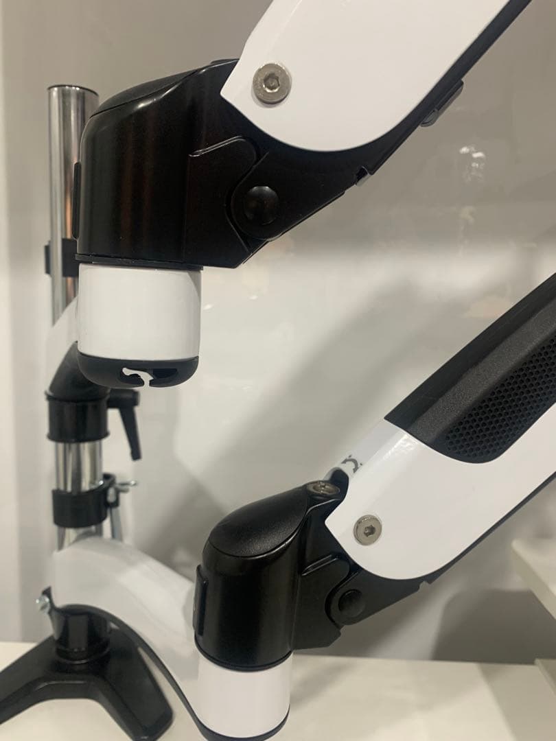 美品 SHOPPINGALL モニターアーム 32インチ 8kg×2 引取り可