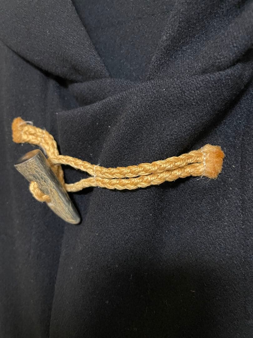 90s y's for men ブラック ダッフルコート