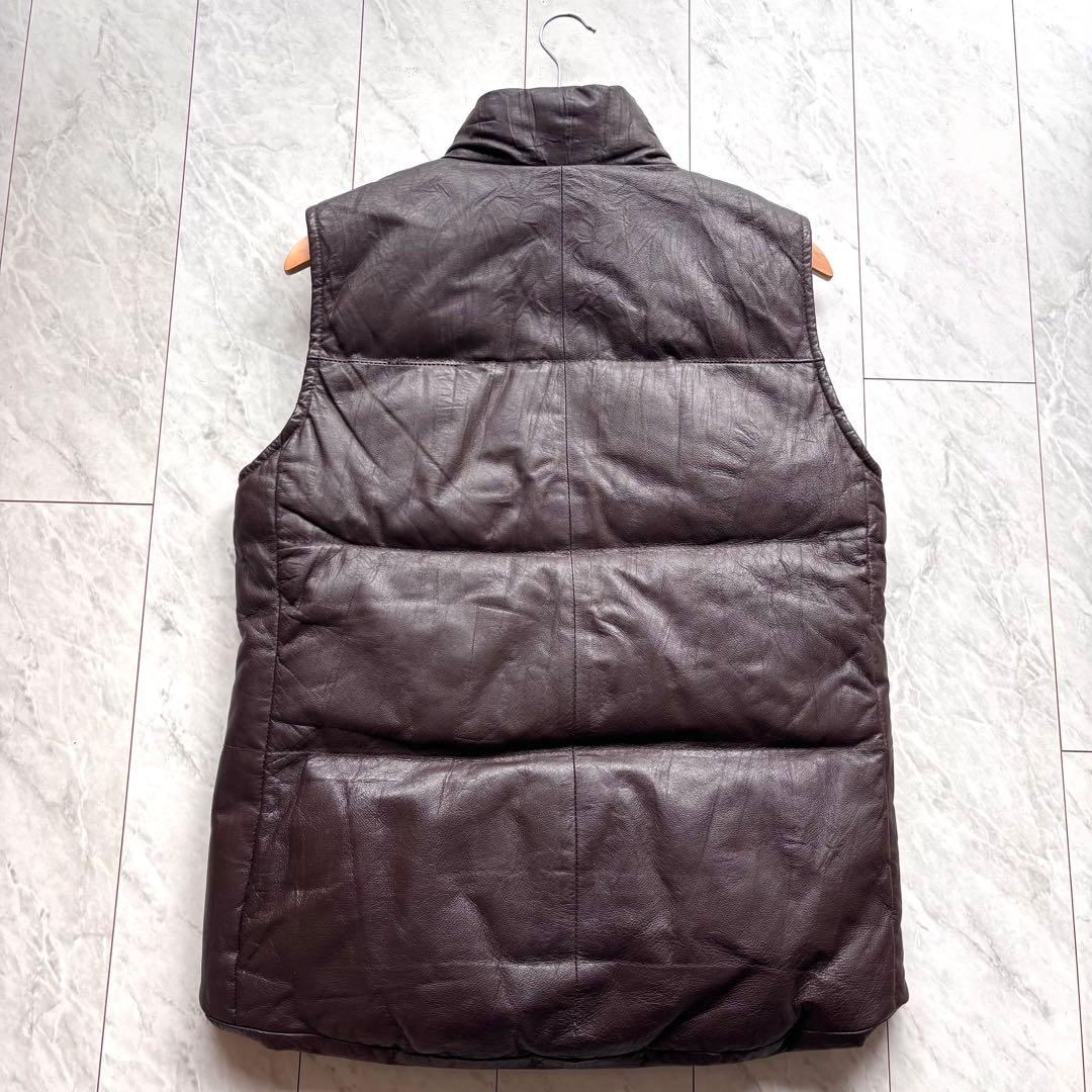 URBAN RESEARCH／アーバンリサーチ　ピッグスキンダウンベスト　本革