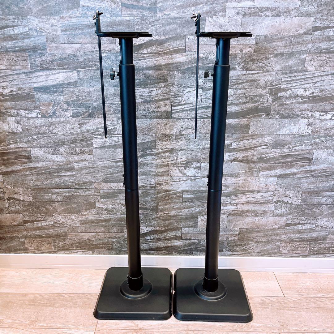 eono イオーノ スピーカースタンド　ポール型　ブラック