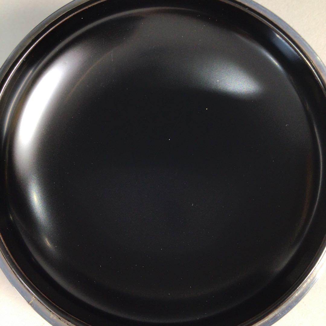 Ｎ４６０　香合　『黒漆塗』『宮田宗景作』『蟹蒔絵』『丸香合』　共箱　茶道具