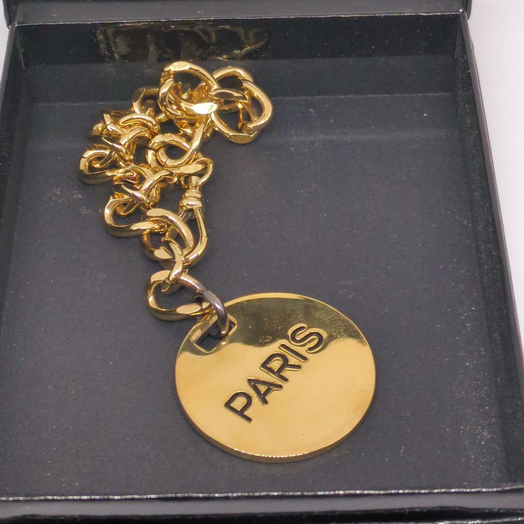 CHANEL シャネル チェーン キーホルダー PARIS ゴールド チャーム