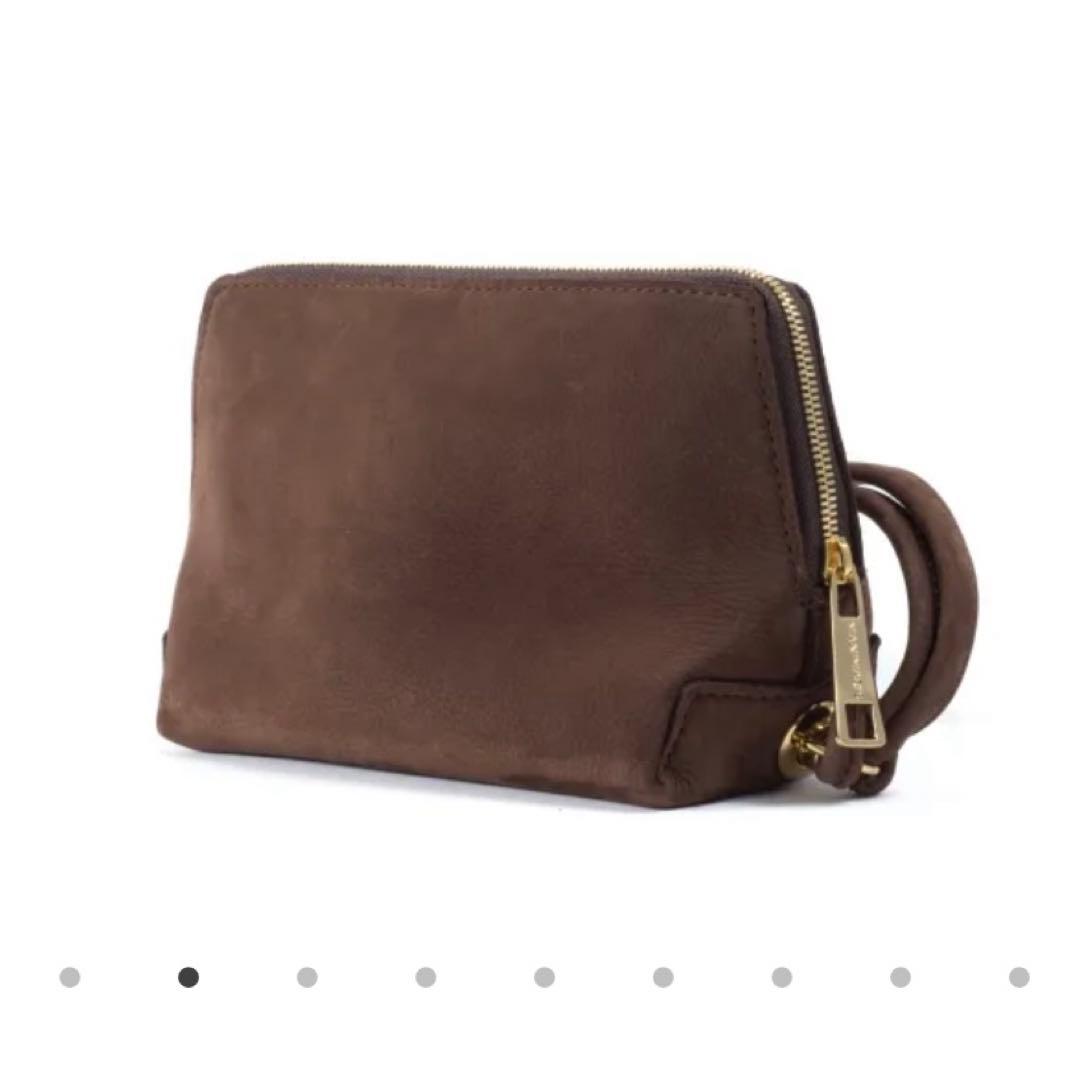 【新品未使用】manimaris queue nubuck choco