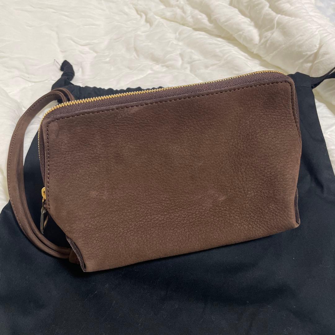 【新品未使用】manimaris queue nubuck choco