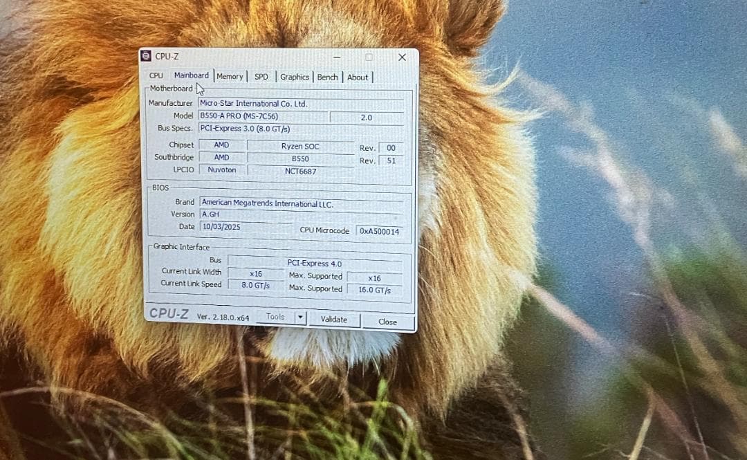 MSI B550-A PRO ATXマザーボード