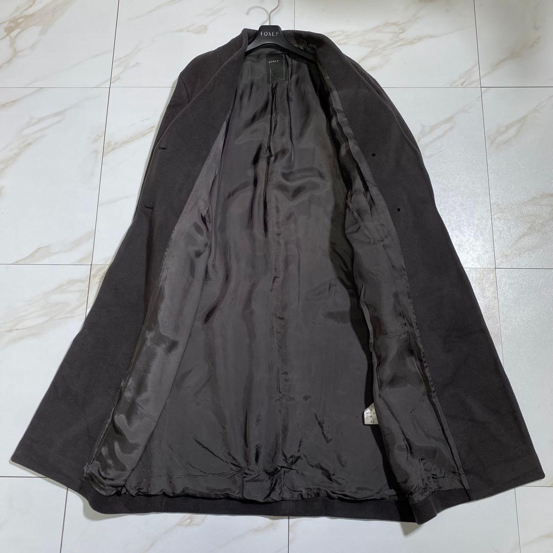 完売品♡Noble カシミヤ MTRチェスターディテールVカラーコート