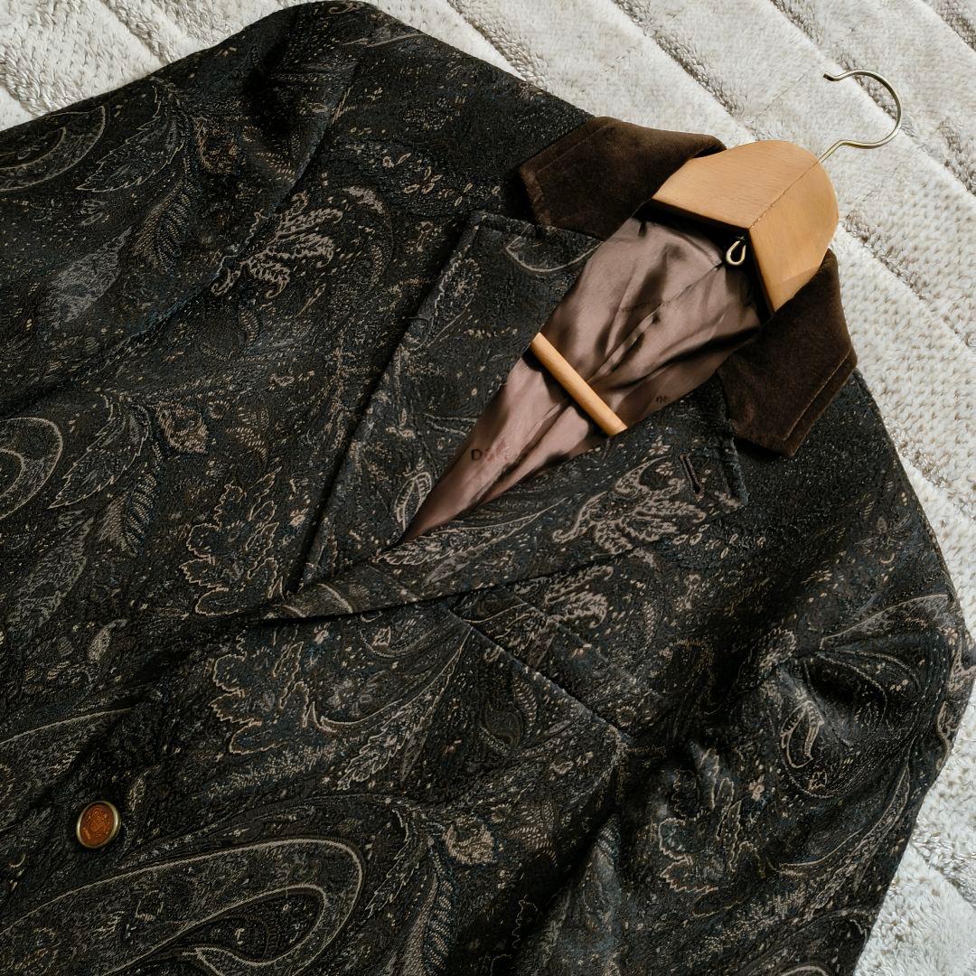 タグ付き ドルチェ＆ガッバーナ テーラードジャケット ペイズリー イタリア製