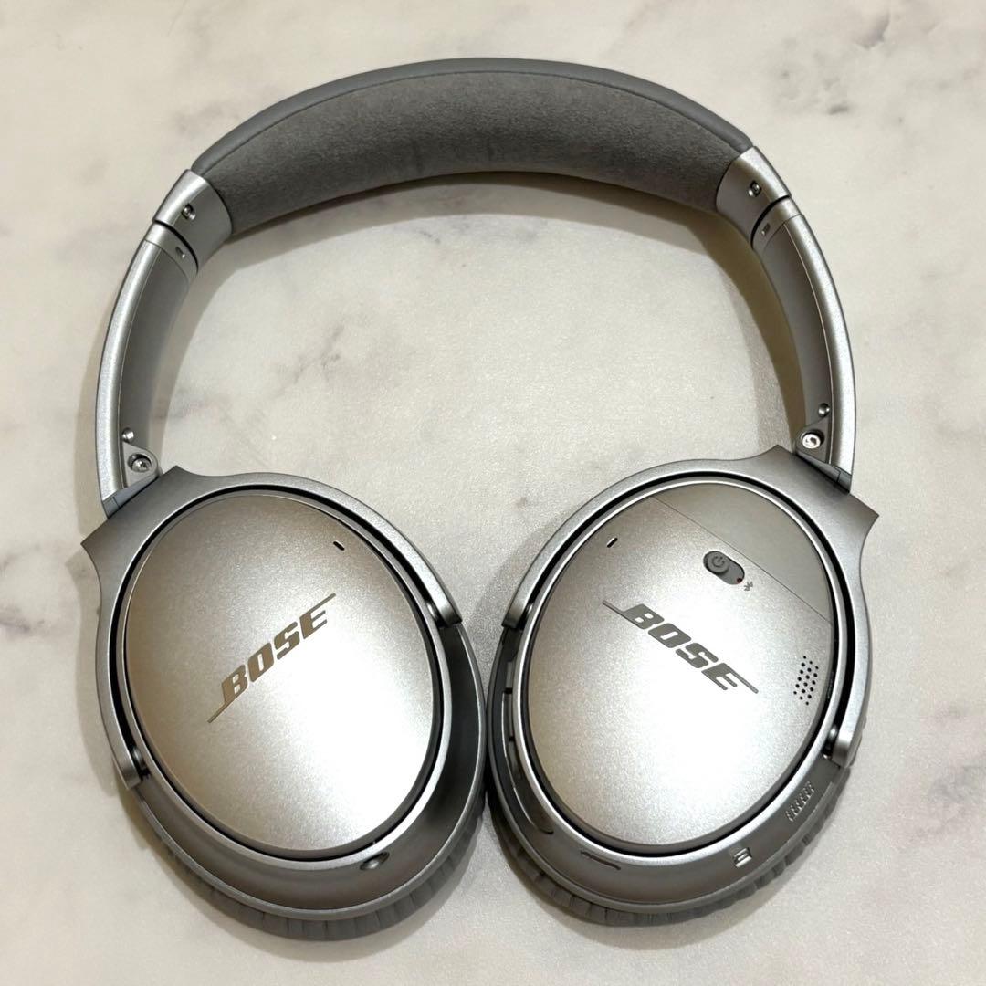 未使用級✨️廃盤カラー BOSE QUIETCOMFORT35 シルバー 完備品