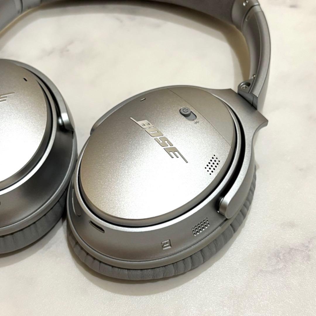 未使用級✨️廃盤カラー BOSE QUIETCOMFORT35 シルバー 完備品