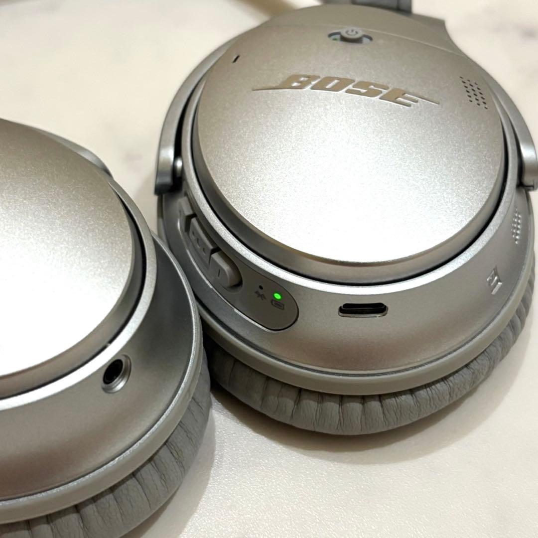 未使用級✨️廃盤カラー BOSE QUIETCOMFORT35 シルバー 完備品