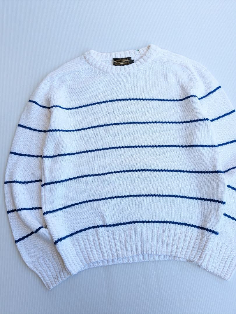貴重◎ 80s EDDIE BAUER cotton knit sweater