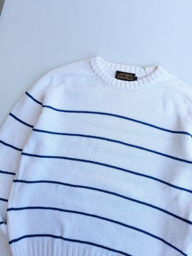 貴重◎ 80s EDDIE BAUER cotton knit sweater