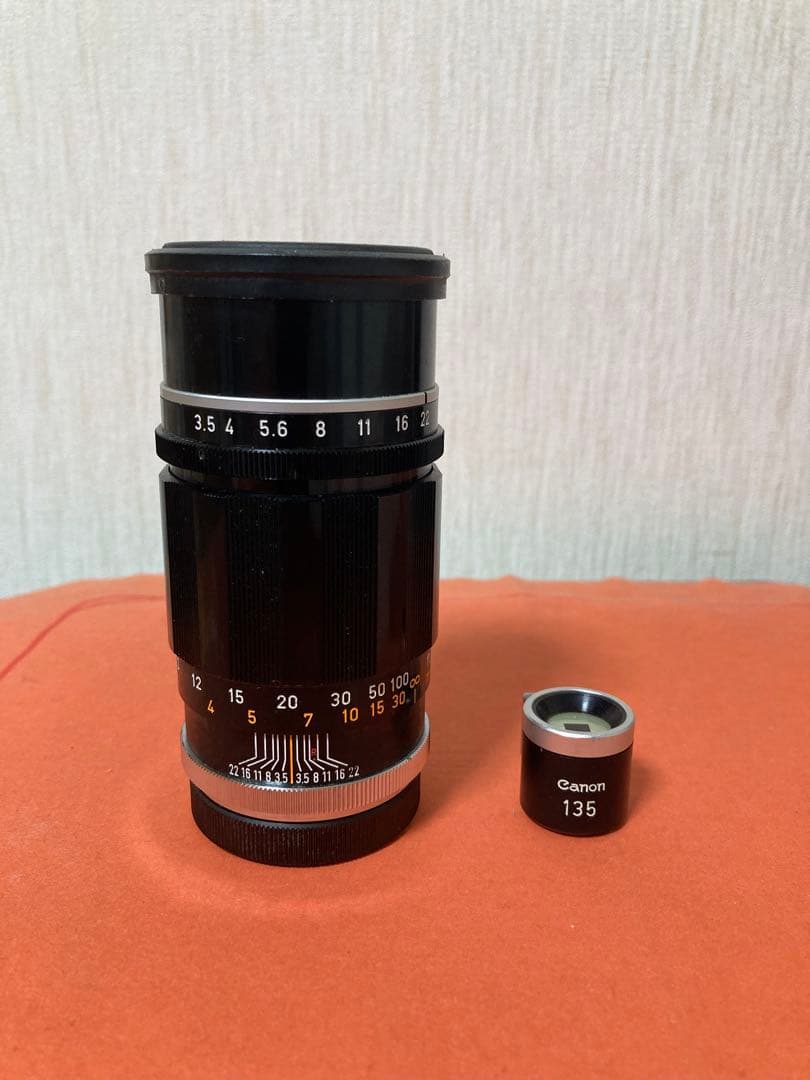 Canon 135mm L39マウント、ビューファインダー