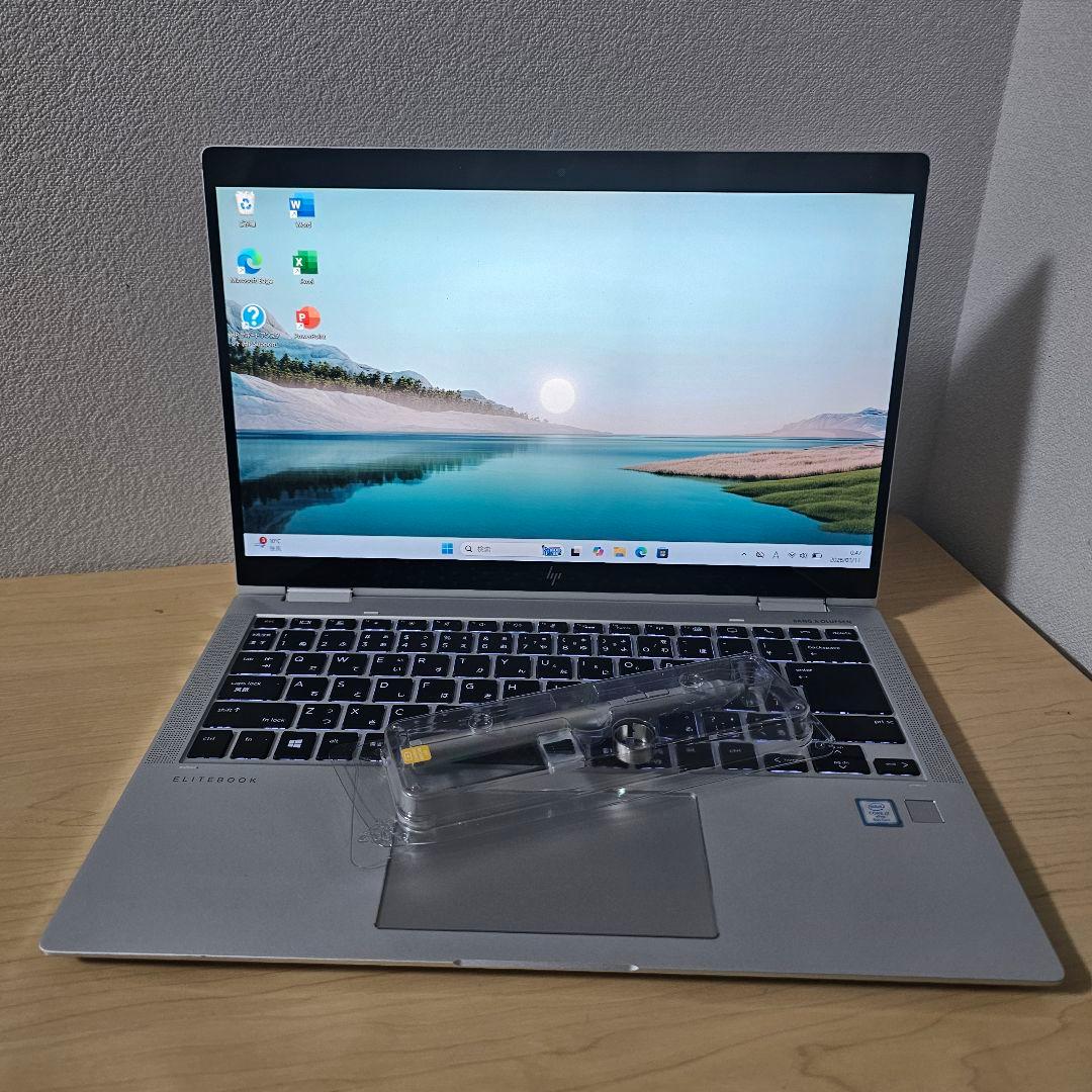 Elitebook X360 G6 ／Core i7・16GB／LTE／ペン