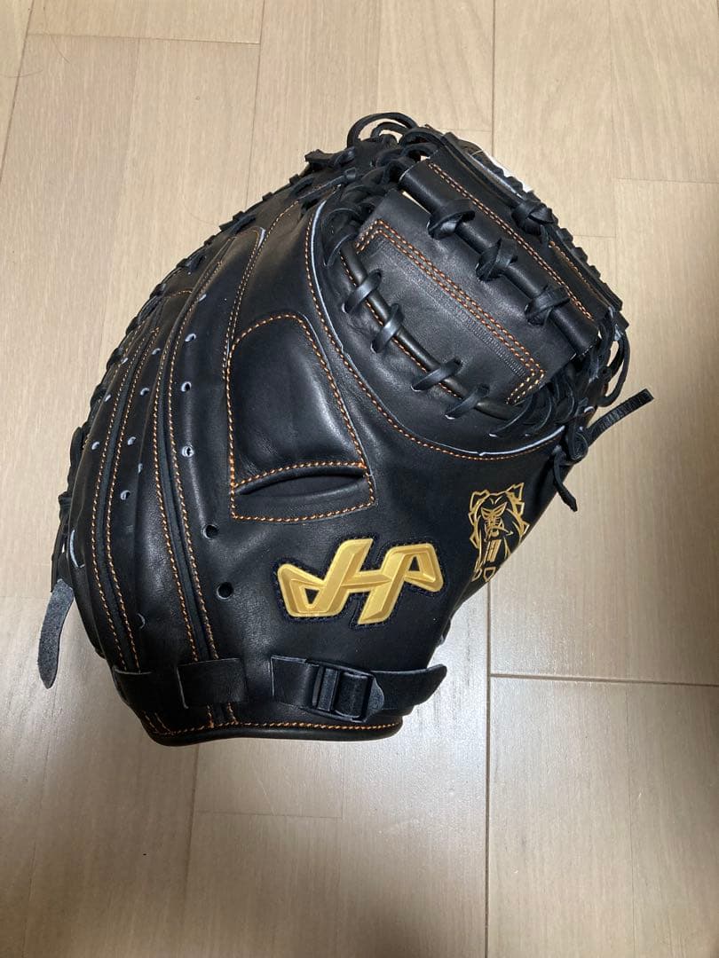 ネ*ア様 ハタケヤマ軟式用キャッチャーミット　限定甲斐拓也モデル（レーザー刻印入