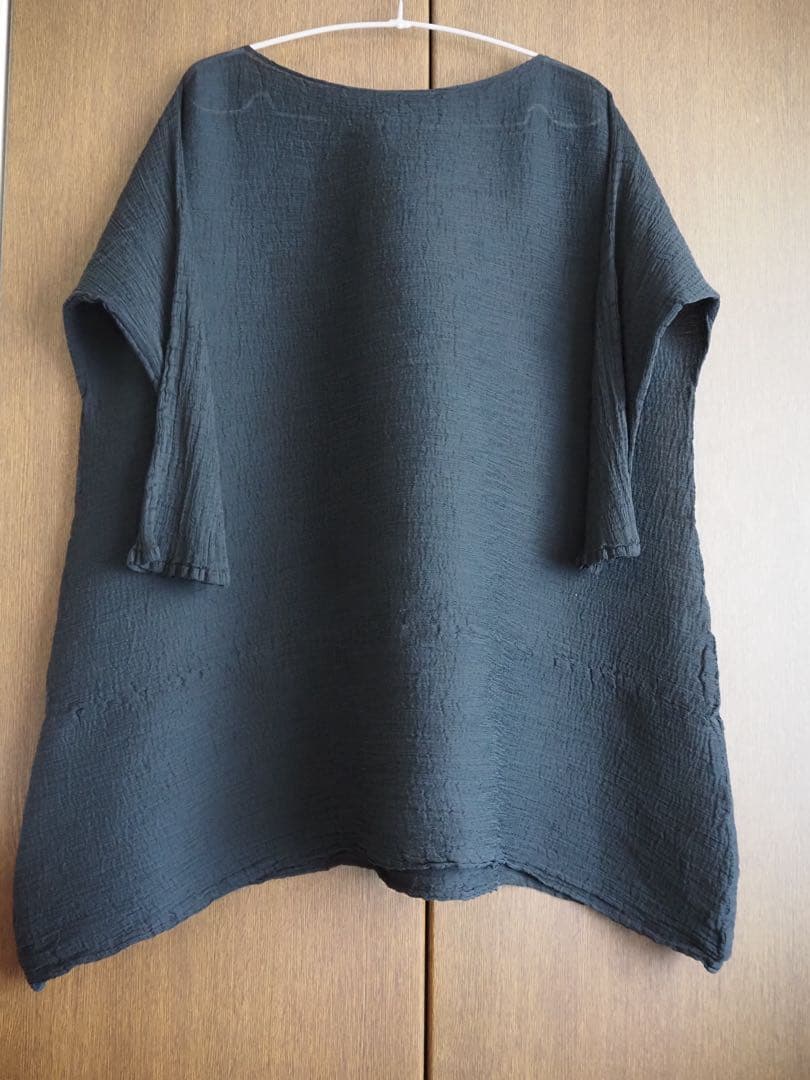 イッセイミヤケミー　ブラックチュニック 七分袖