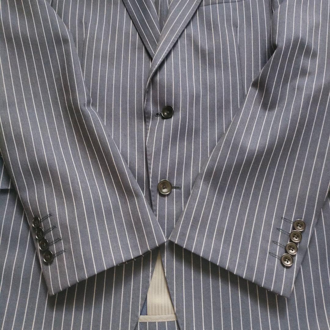 SUIT SELECT　3ピース　ストライプスーツセット　AB6